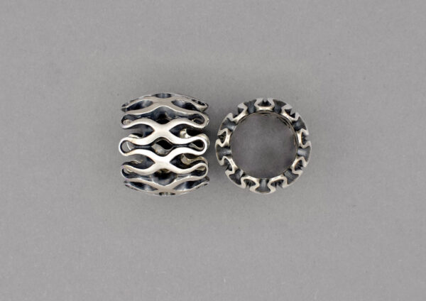 DARK STARS - Wave - 925 Silberring im Shop