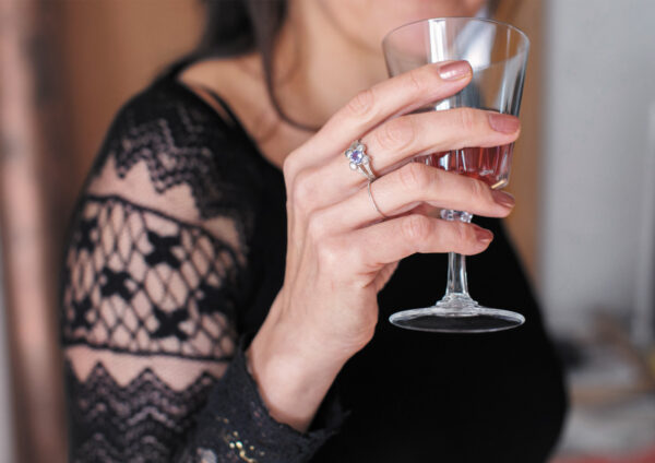 Silberring PRINCESS aus der FAIRY TALES Kollektion, angezogen