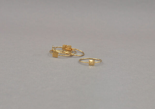 HÄMMERED - Ring F 1 - Ring aus Silber, feingoldplattiert, im Shop