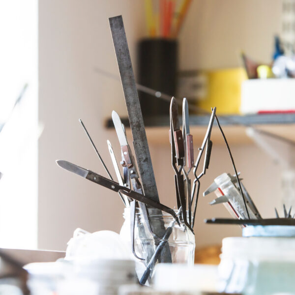 Goldschmiedewerkzeug Kreuzlötpinzetten